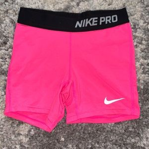 Girls Nike Pro Shorts